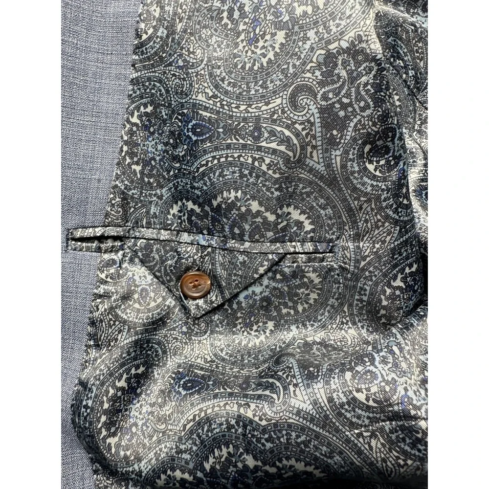 Ralph Lauren Blazer Mens 46 Regular Sport Coat Paisley‎ Lining Linen Dillard's